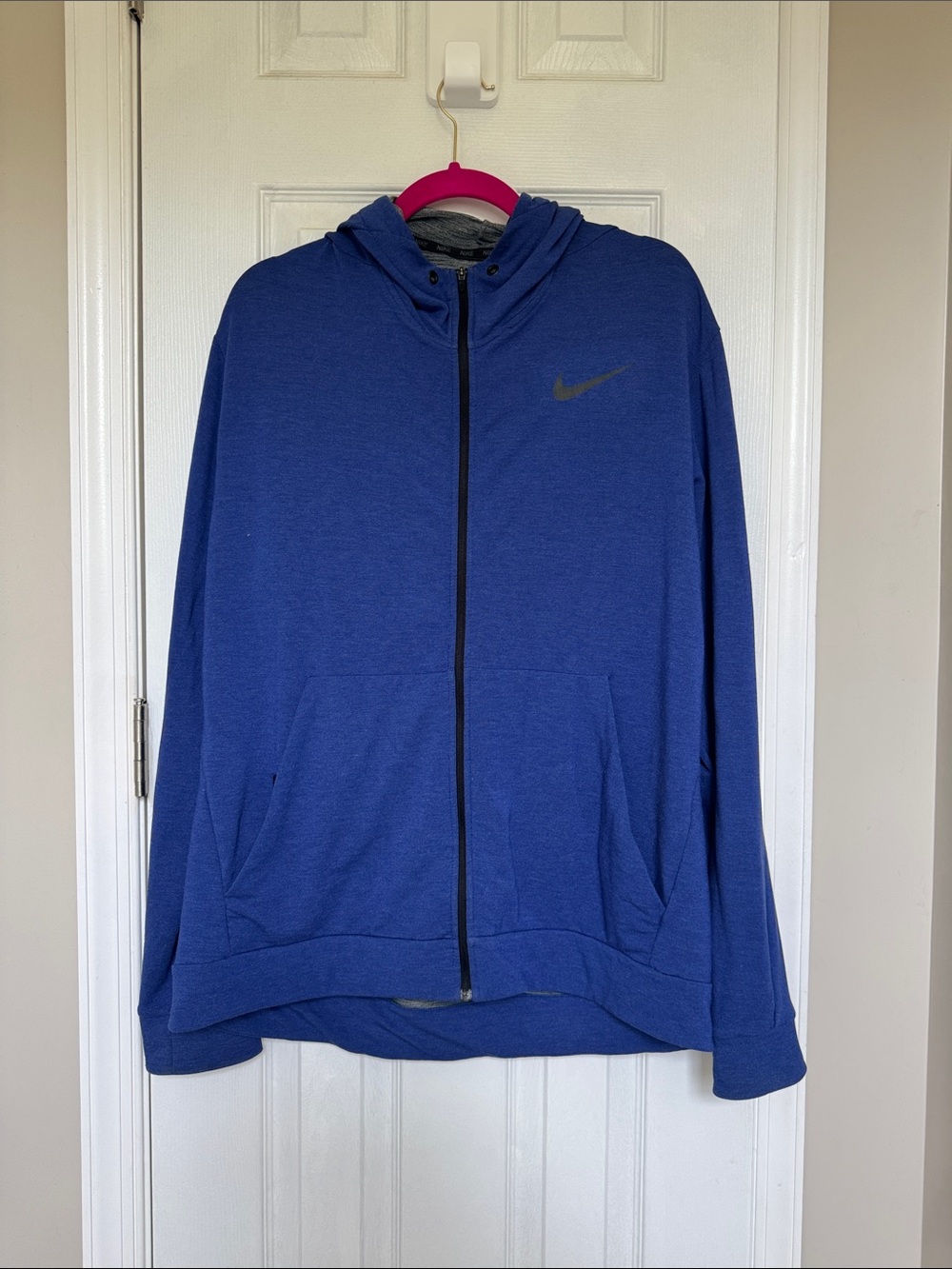 Nike Men’s Royal Blue Full-Zip Hooded Jacket